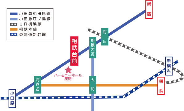 周囲の路線図